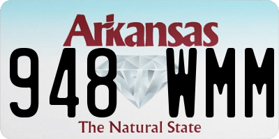 AR license plate 948WMM