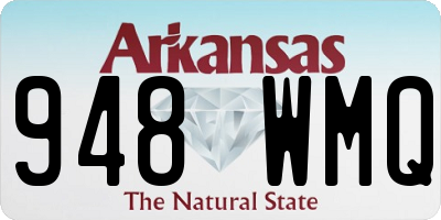 AR license plate 948WMQ