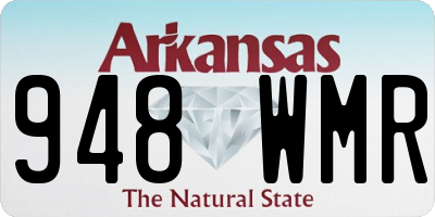 AR license plate 948WMR