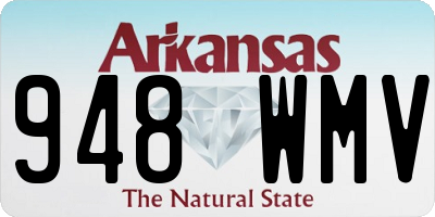 AR license plate 948WMV