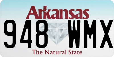 AR license plate 948WMX