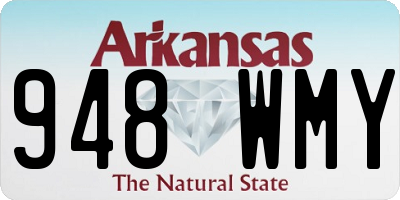 AR license plate 948WMY