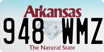AR license plate 948WMZ