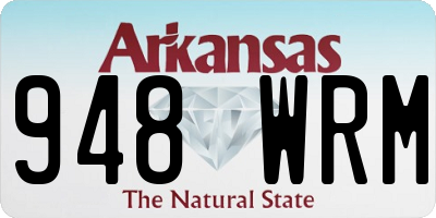 AR license plate 948WRM