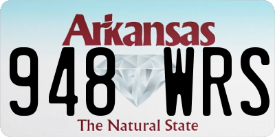 AR license plate 948WRS