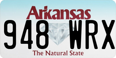 AR license plate 948WRX