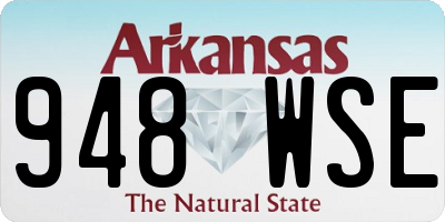 AR license plate 948WSE