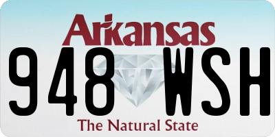 AR license plate 948WSH