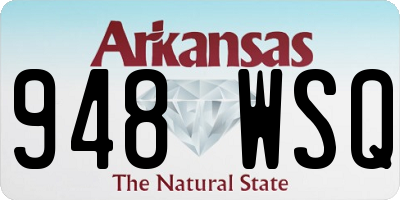 AR license plate 948WSQ