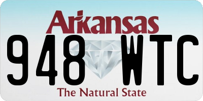 AR license plate 948WTC