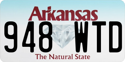 AR license plate 948WTD