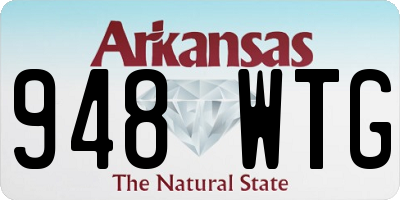 AR license plate 948WTG