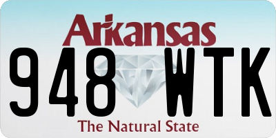 AR license plate 948WTK