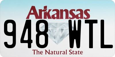 AR license plate 948WTL
