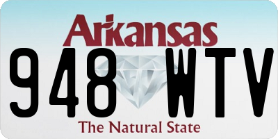 AR license plate 948WTV