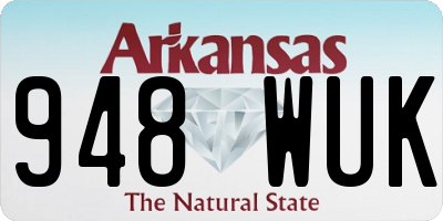 AR license plate 948WUK