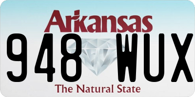 AR license plate 948WUX