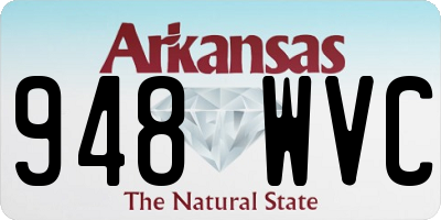 AR license plate 948WVC