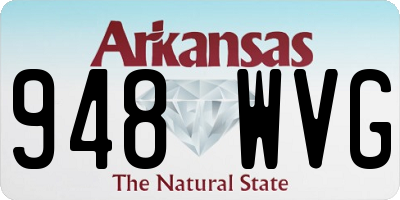 AR license plate 948WVG
