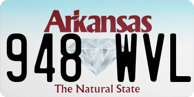 AR license plate 948WVL