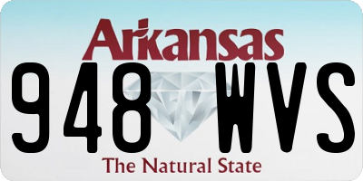 AR license plate 948WVS