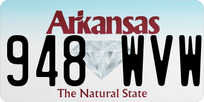 AR license plate 948WVW