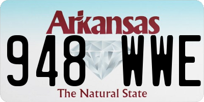 AR license plate 948WWE