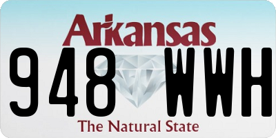 AR license plate 948WWH