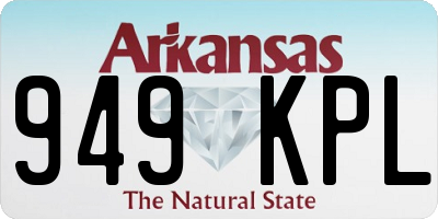 AR license plate 949KPL