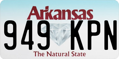 AR license plate 949KPN