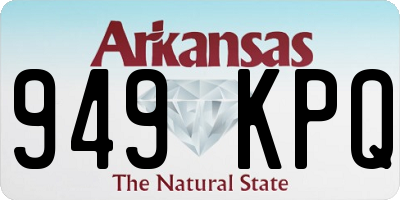 AR license plate 949KPQ