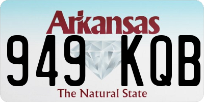 AR license plate 949KQB