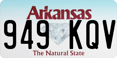 AR license plate 949KQV