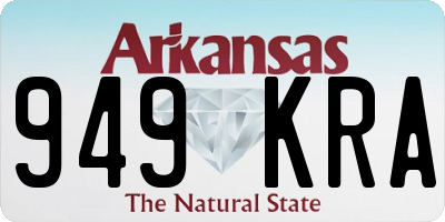 AR license plate 949KRA