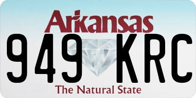 AR license plate 949KRC