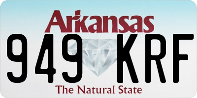 AR license plate 949KRF