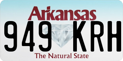 AR license plate 949KRH