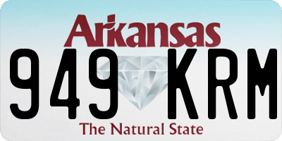AR license plate 949KRM