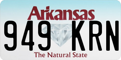 AR license plate 949KRN