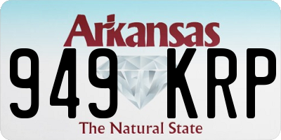 AR license plate 949KRP