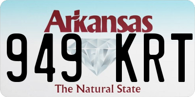 AR license plate 949KRT