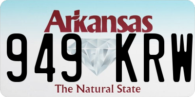 AR license plate 949KRW