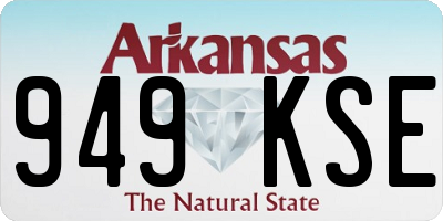 AR license plate 949KSE