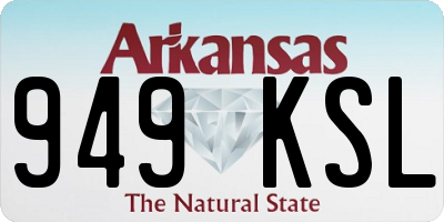 AR license plate 949KSL