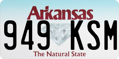 AR license plate 949KSM