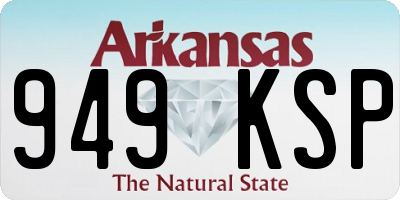 AR license plate 949KSP