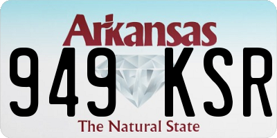AR license plate 949KSR