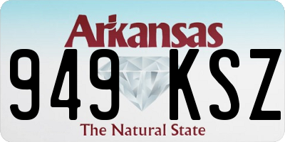 AR license plate 949KSZ