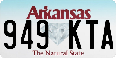 AR license plate 949KTA