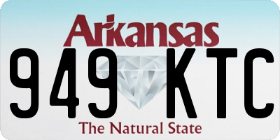 AR license plate 949KTC
